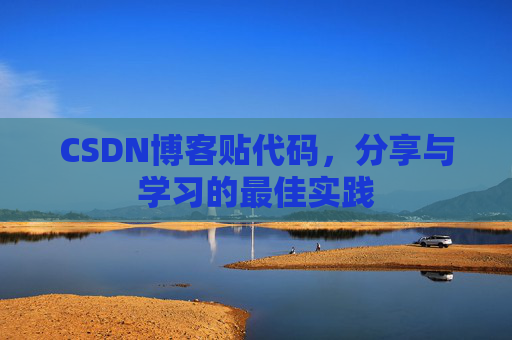 CSDN博客贴代码，分享与学习的最佳实践
